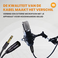 XLR naar 6,35 mm Jack Kabel – Betrouwbare audioverbinding 6