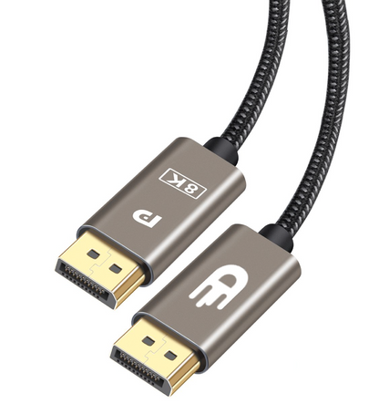 DisplayPort 1.4 Kabel - Modern grey