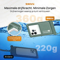 Waterdicht Telefoonhoesje – Blijft drijven en beschermt - Groen 5