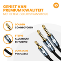 3,5 mm naar dual 6,35 mm Kabel – Voor heldere audio-overdracht 2