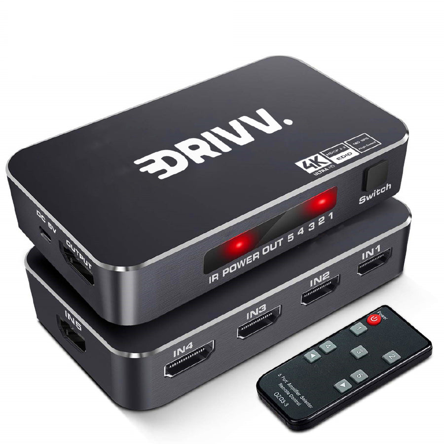 HDMI Switch 4K 60Hz – Eenvoudig schakelen tussen apparaten