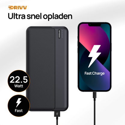 Powerbank 20.000 mAh - 22.5W Snellader