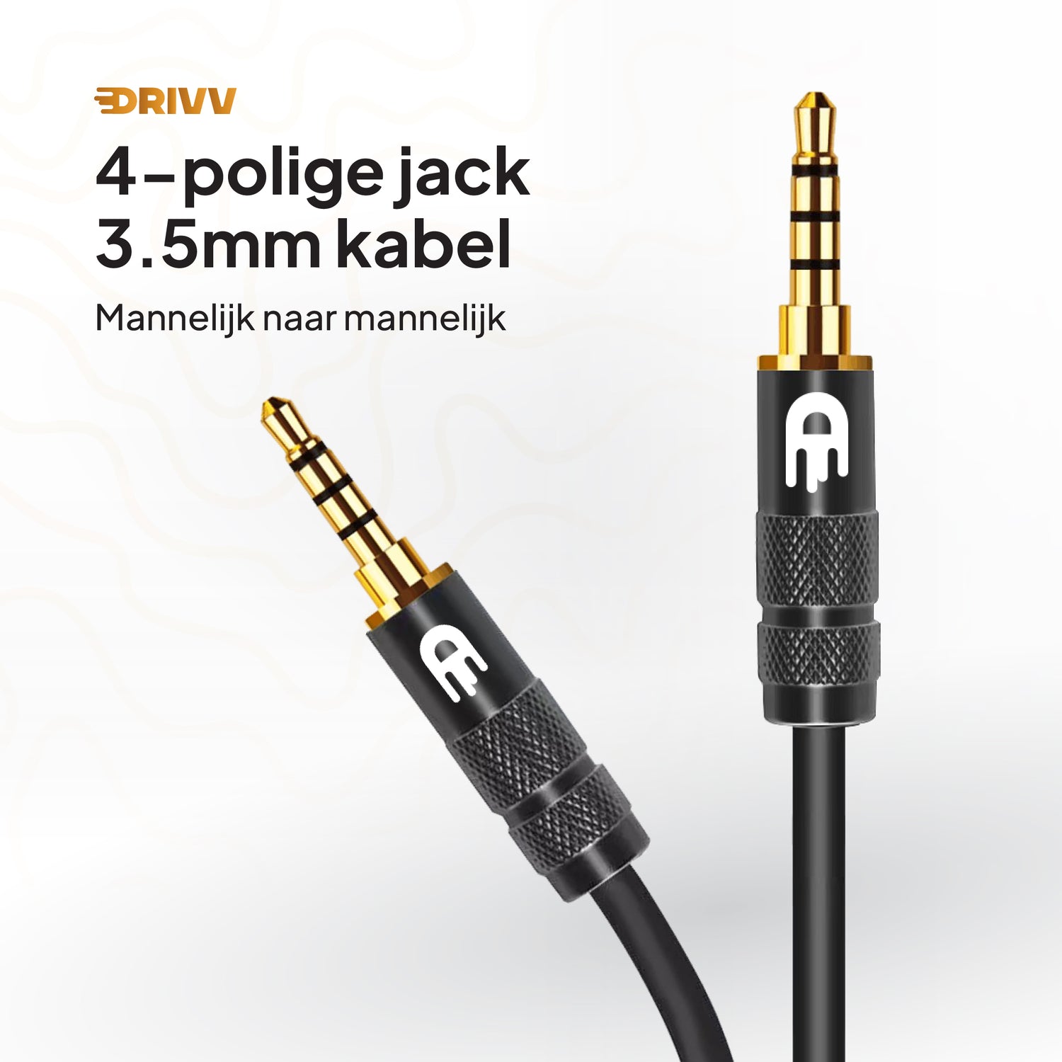 AUX Kabel - Jack naar Jack 3.5 mm