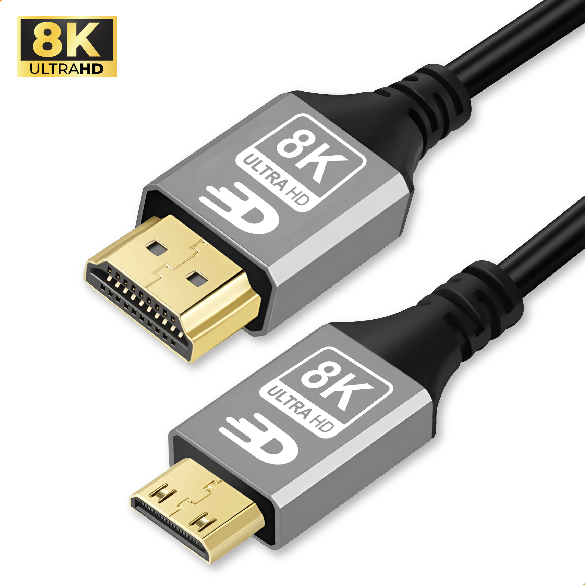 Premium Mini HDMI naar HDMI Kabel 2.1 - 4K 120Hz - 8K 60Hz