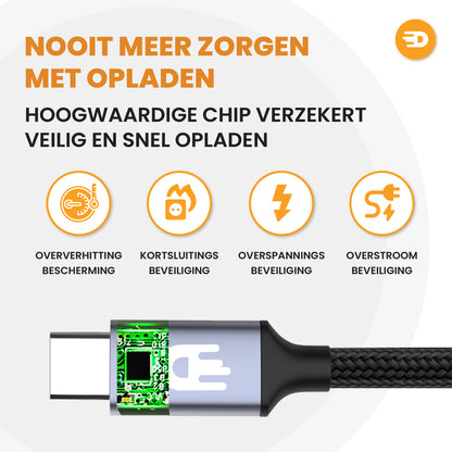 USB C naar Lightning Kabel