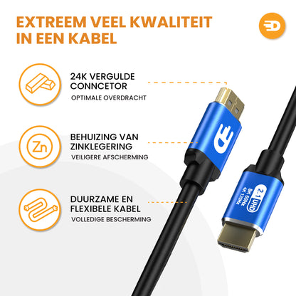 HDMI Kabel 2.1 - 8K 60Hz - 4K 120Hz