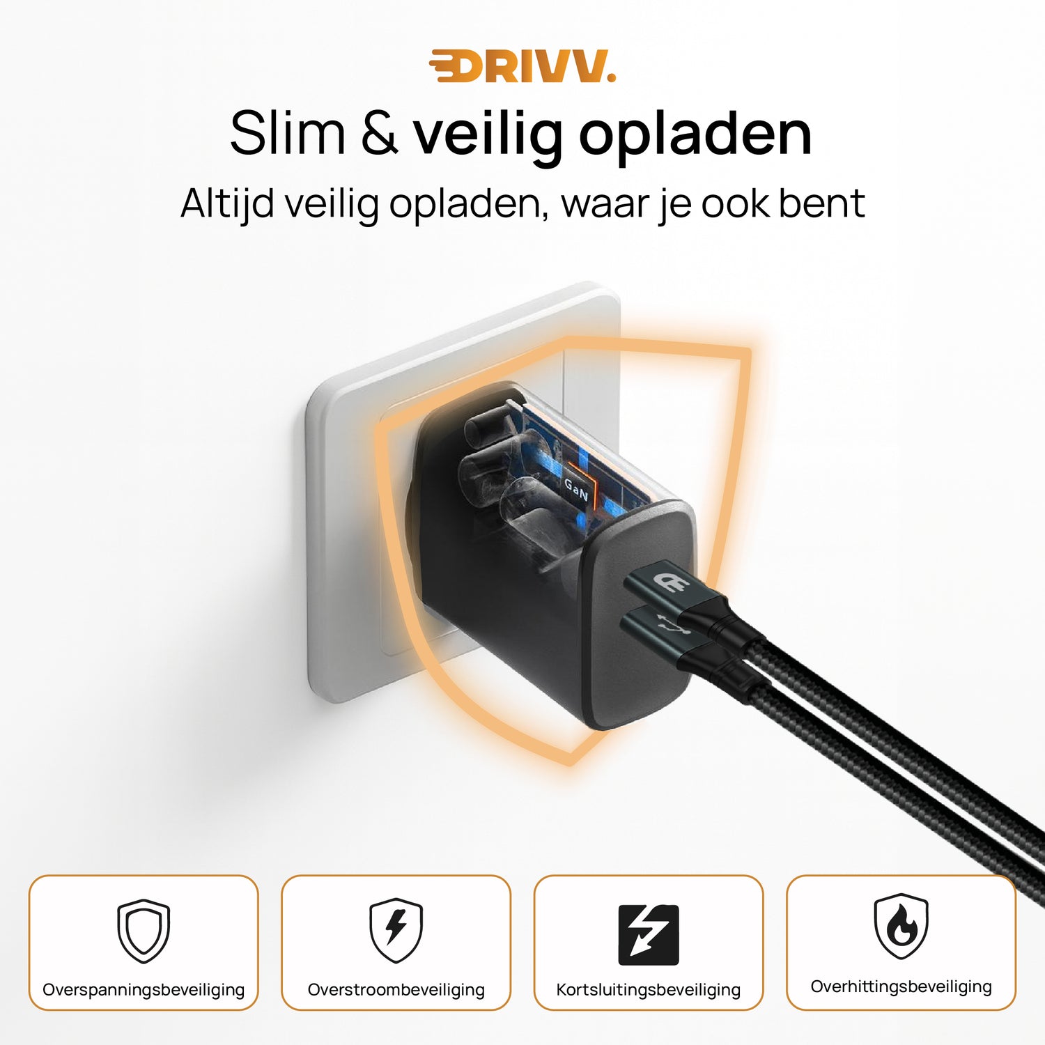 USB C + A Oplader 35W – Snelladen met Power Delivery