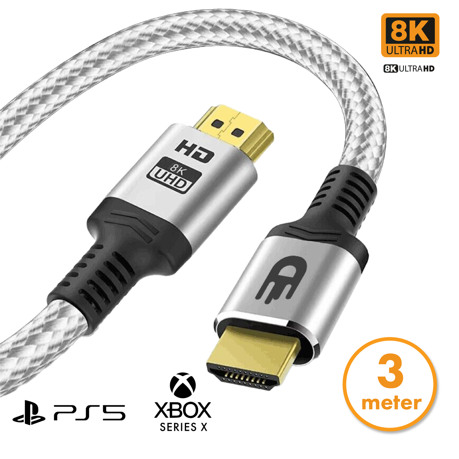 Premium HDMI Kabel 2.1 - 4K 120Hz - 8K 60Hz