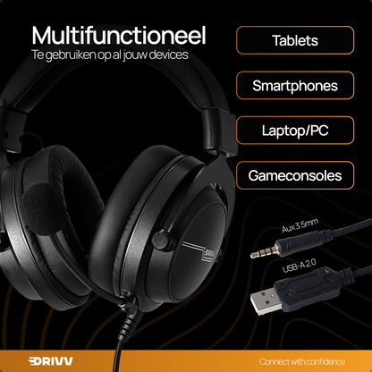 PRO Gaming Headset met Microfoon - Bedraad