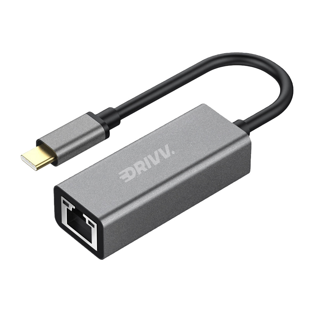 USB-C naar Ethernet Adapter / Internet / Netwerk - 10/100/1000 MBps