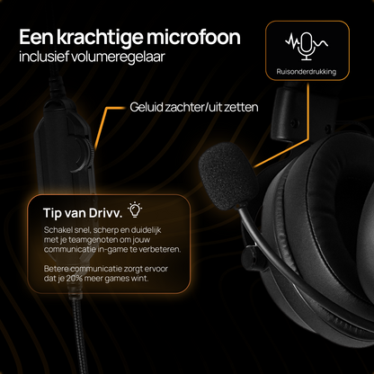 PRO Gaming Headset met Microfoon - Bedraad