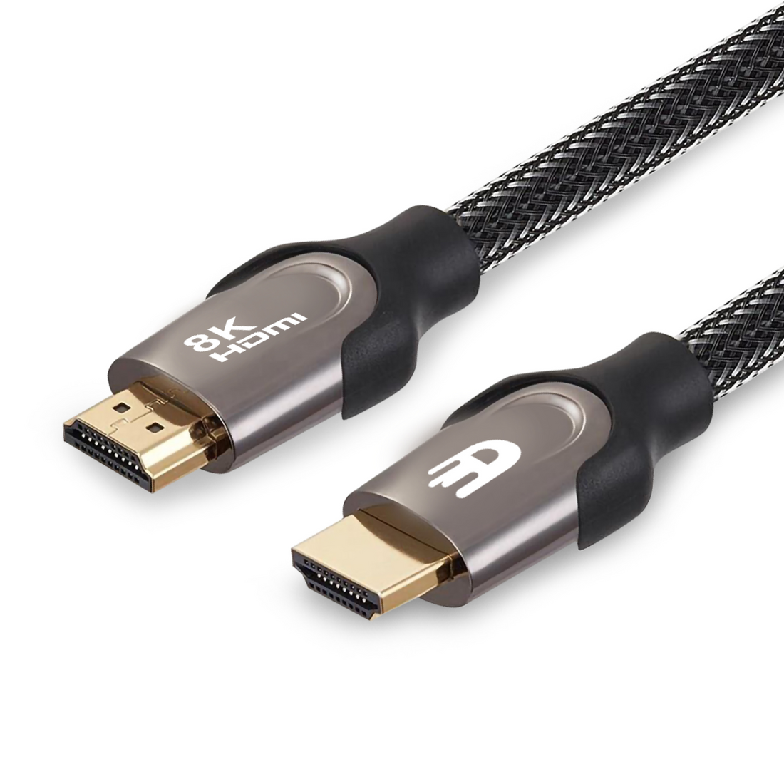 HDMI Kabel 2.1 - Zwart Grijs